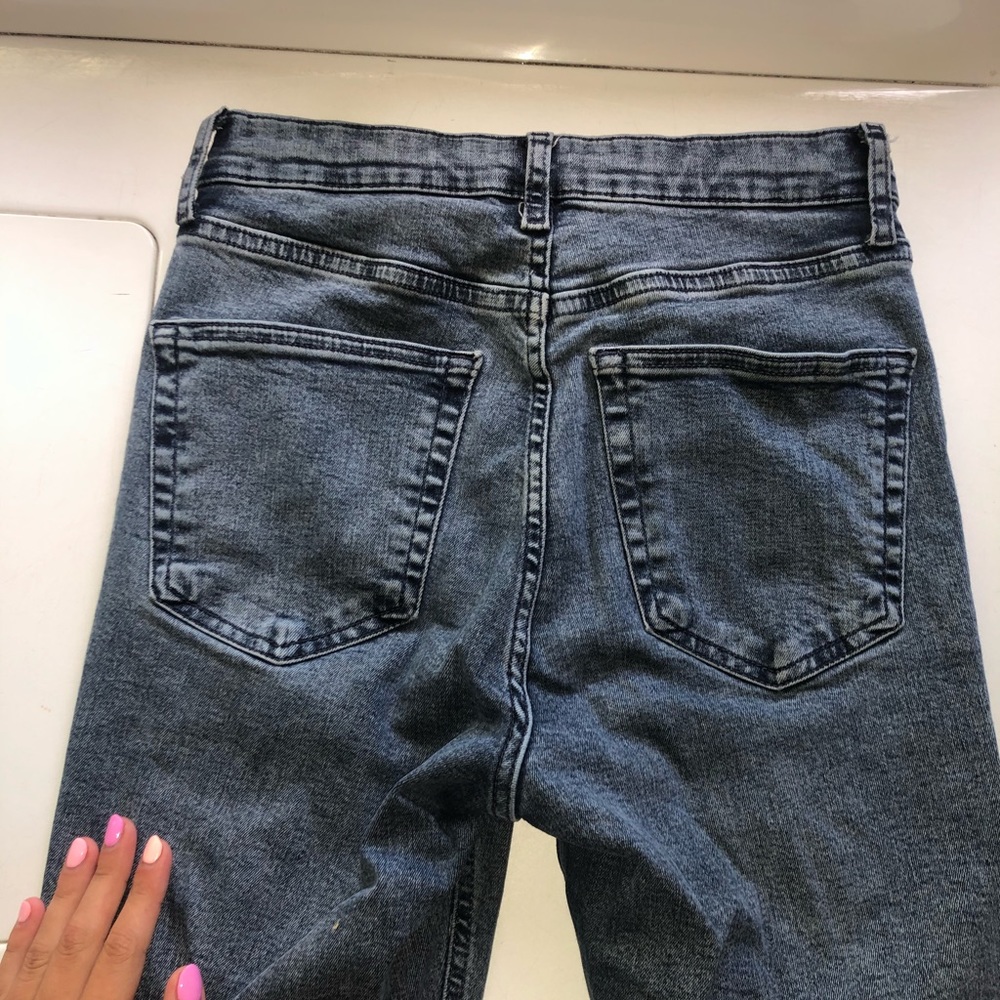 TOPSHOP Acid wash jeans